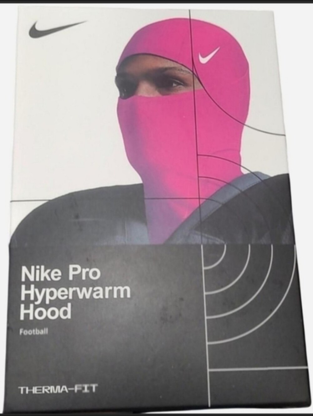 Nike Pro Hyperwarm Hood Balaclava Pink Therma-FIT Ski Mask Football Unisex